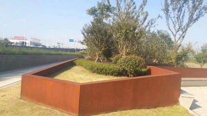 畅好乡耐候钢挡土墙